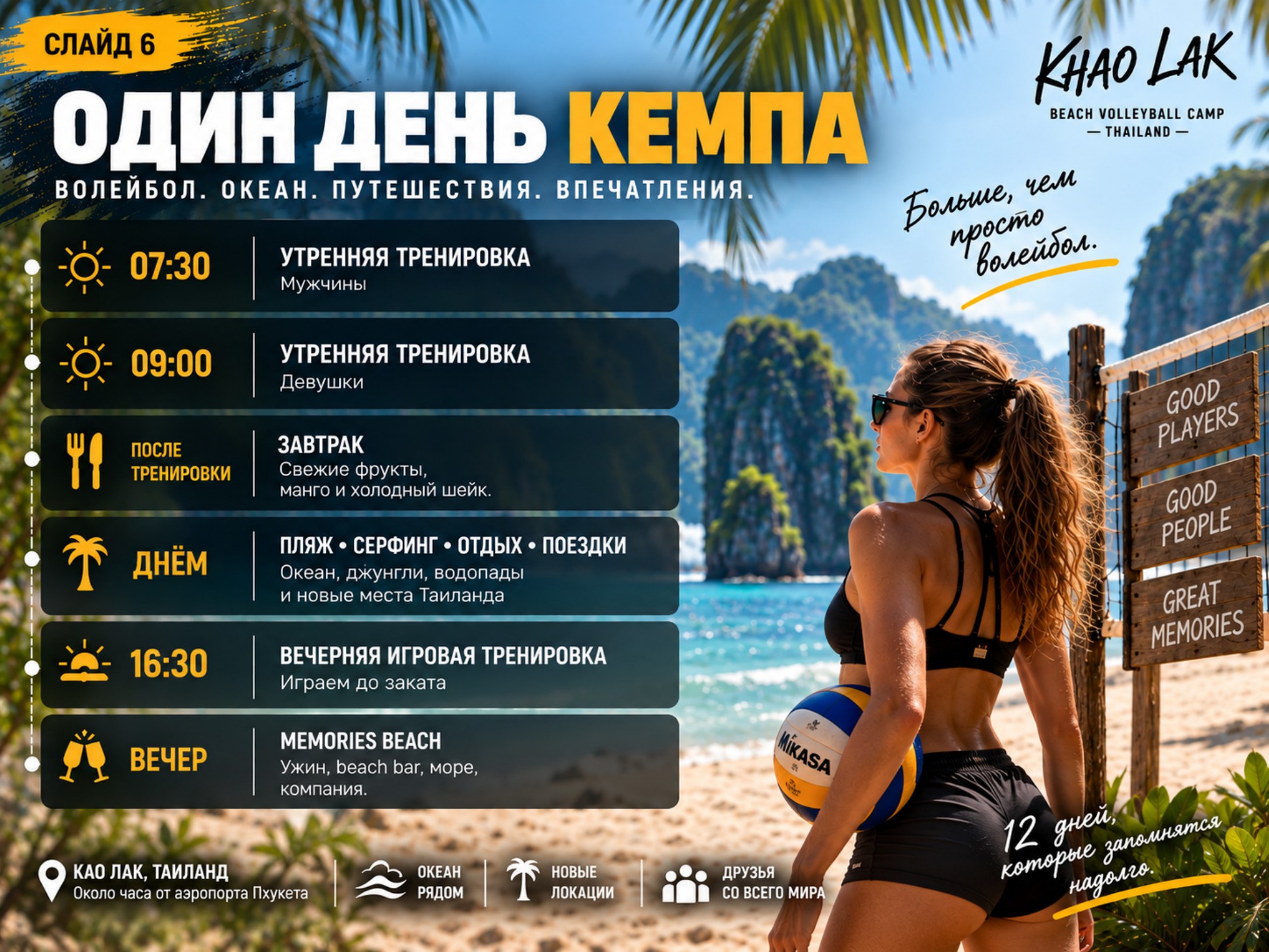 Тренировочный день в кемпе